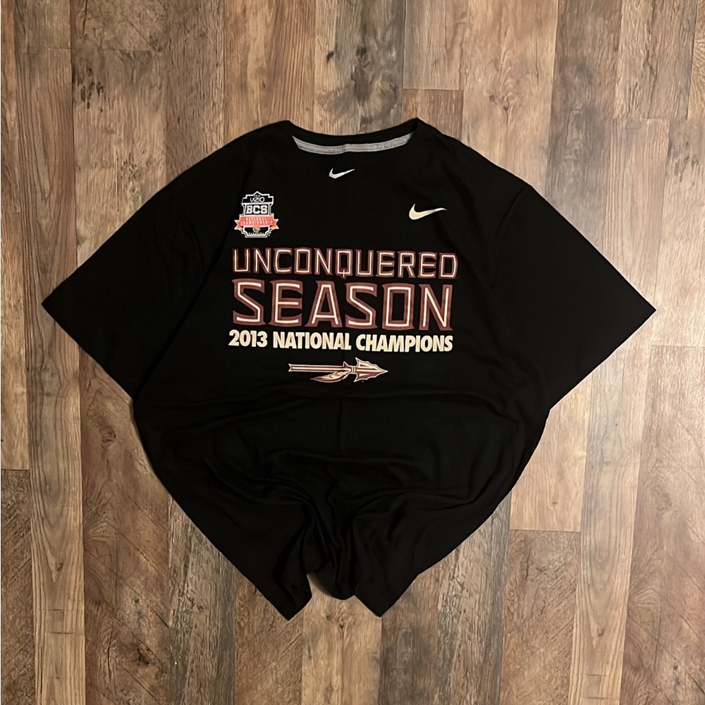 Nike Florida State Seminoles 2013 National Champions T-Shirt (Size 2XL)